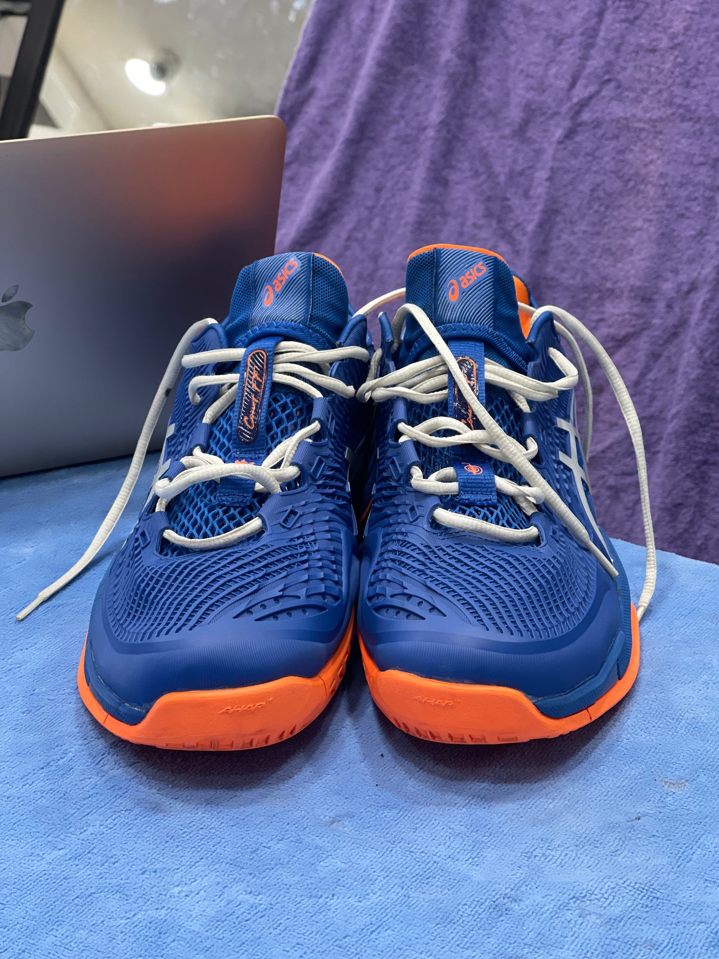 ASICS Gel Solution Speed / tennis indoor – Bleu/Orange-Pointure 45
