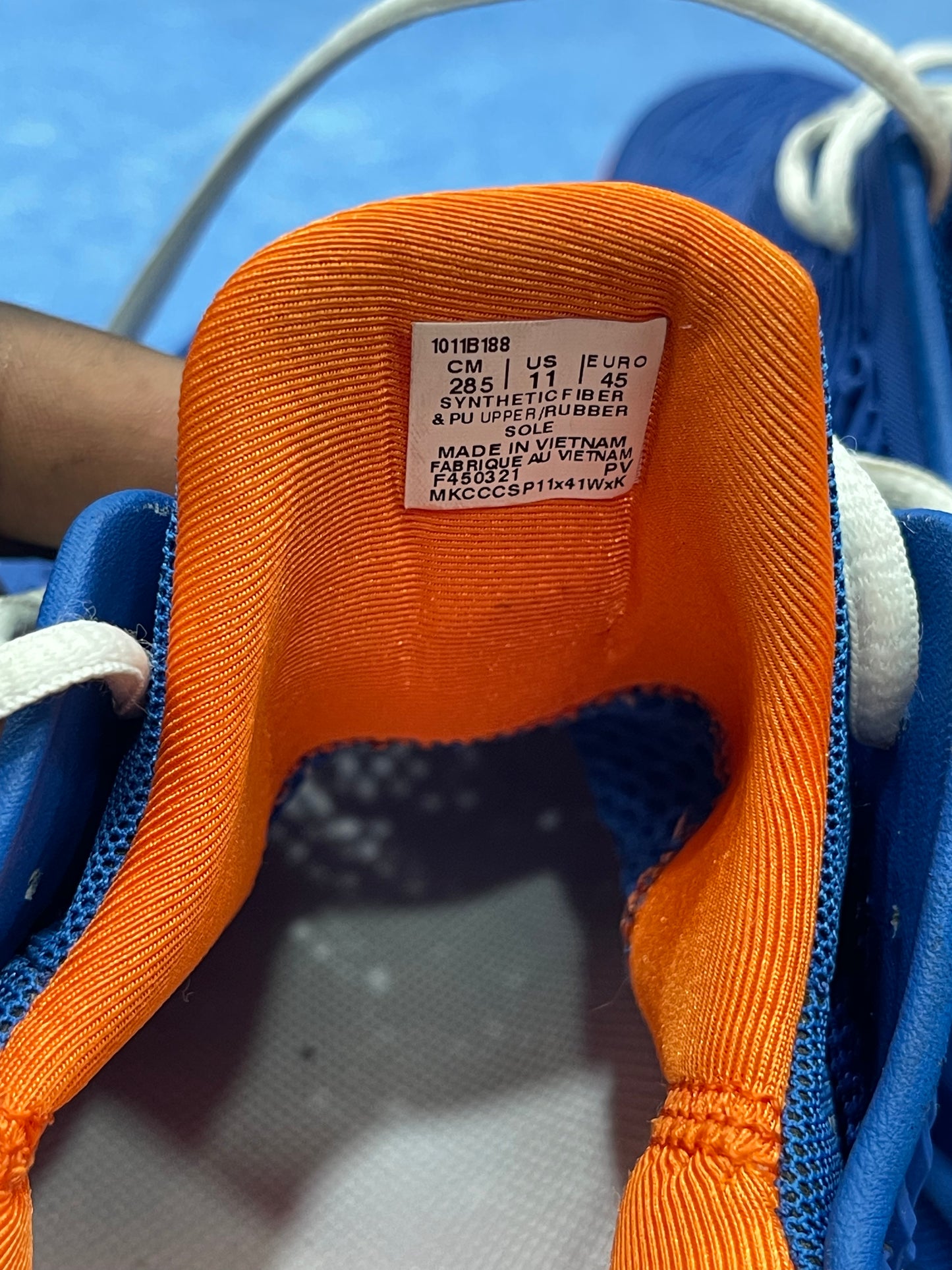 ASICS Gel Solution Speed / tennis indoor – Bleu/Orange-Pointure 45