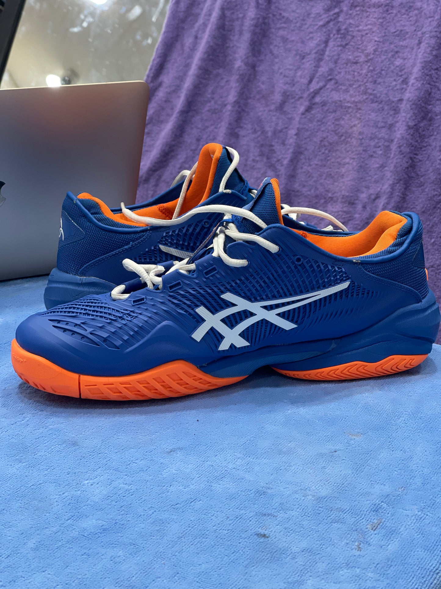 ASICS Gel Solution Speed / tennis indoor – Bleu/Orange-Pointure 45