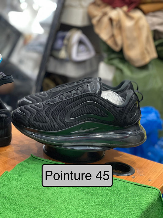 🏷️ Nike Air Max 720 Triple Black – Pointure 45