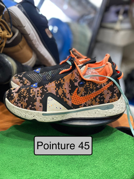 🏷️ Nike PG 4 "Camo Orange" – Pointure 45